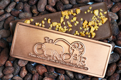 Milk Chocolate with Passion Fruit Crispies