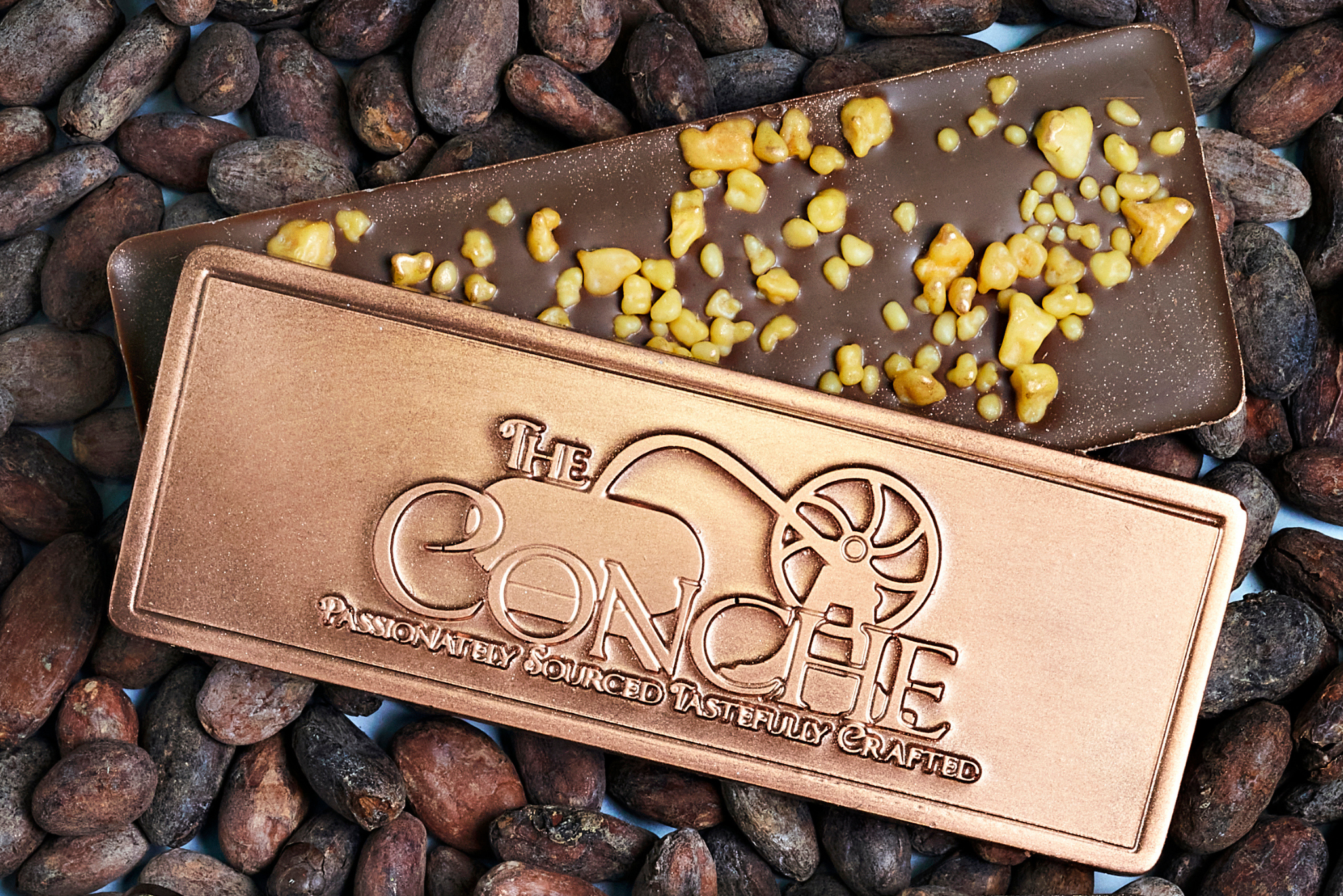 Milk Chocolate with Passion Fruit Crispies