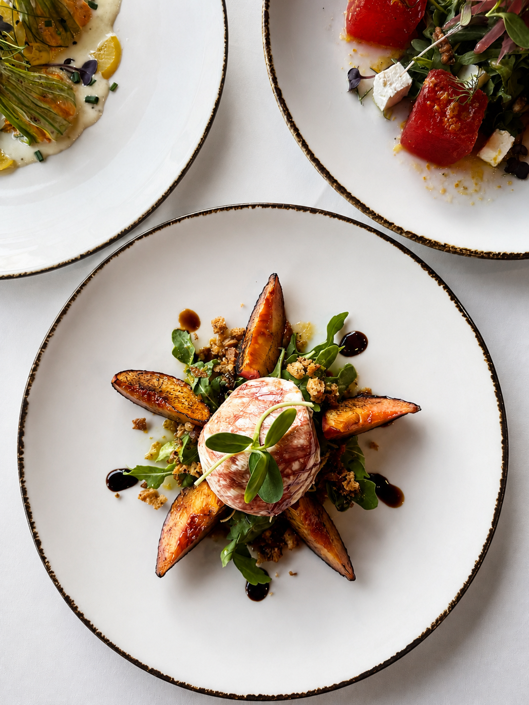 Summer plate at The Conche