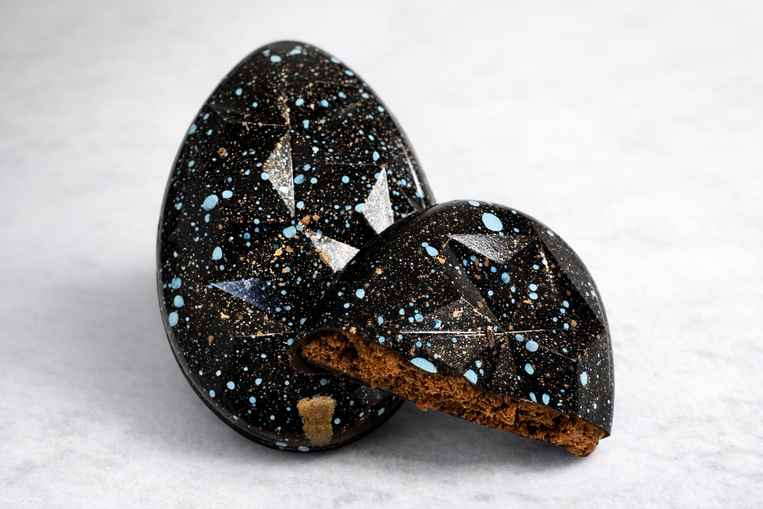 Hazelnut Geometric Egg